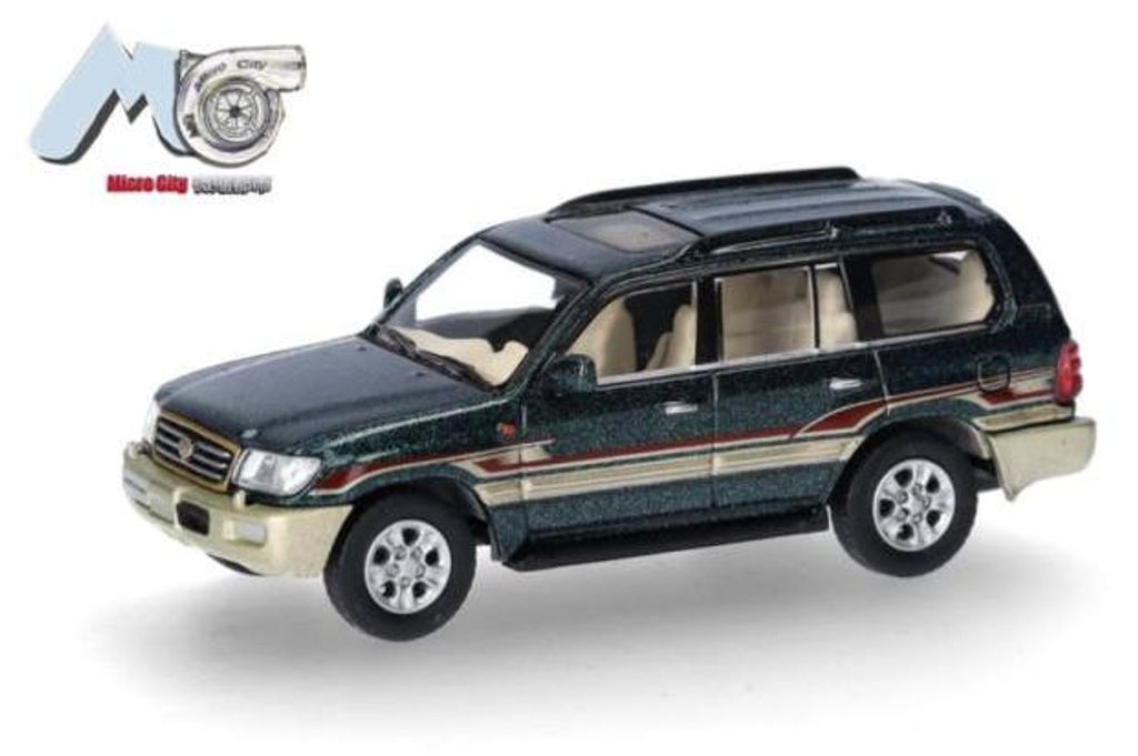MicroCity PKW Toyota Landcruiser LC 100 grün 87MC000007