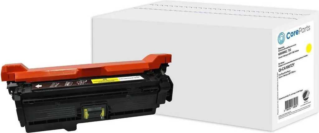 Toner jaune 6260B002 CoreParts : finissez-en avec les impressions ternes