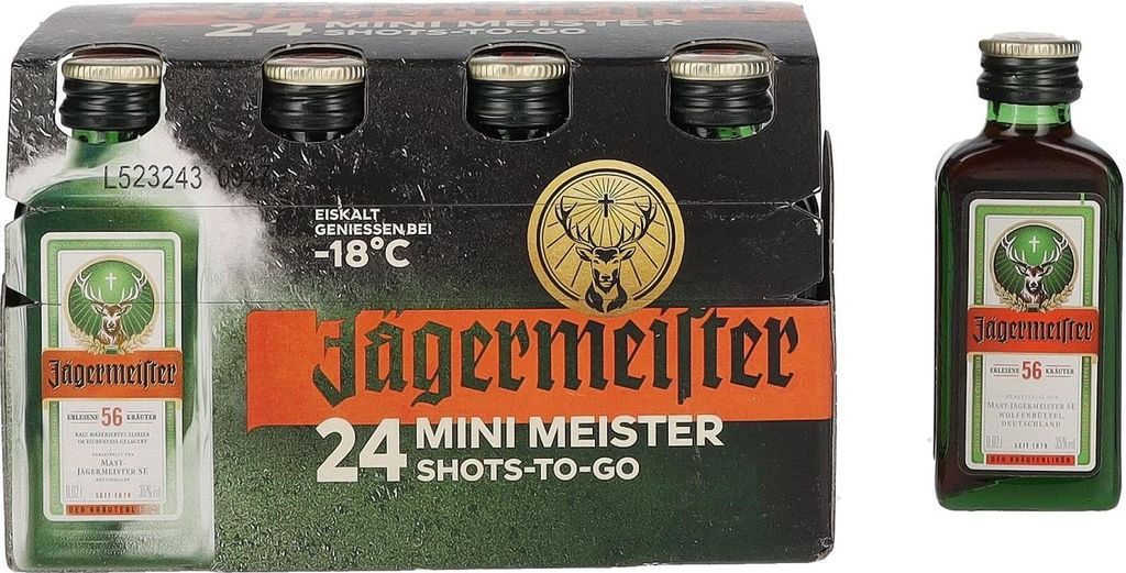 24 x 0,02 l | Jägermeister malé fľaše bylinný likér mini Obrázok produktu 