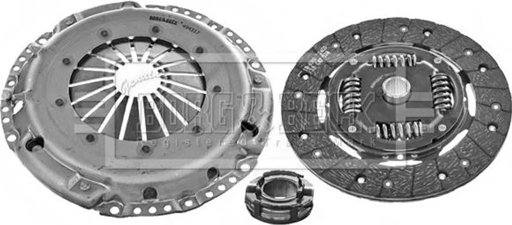 Kit d'embrayage pour VW Caddy et Transporter IV Borg & Beck HK6549 robuste