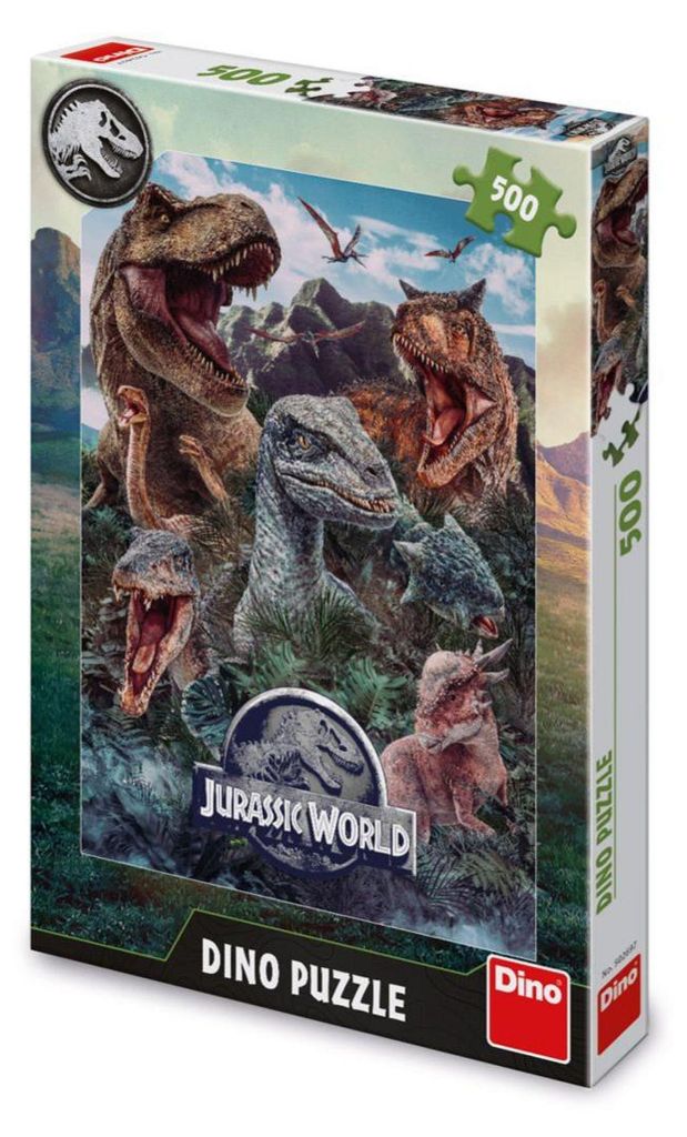 DINO Puzzle Jurassic World 500 Teile Produktbild 
