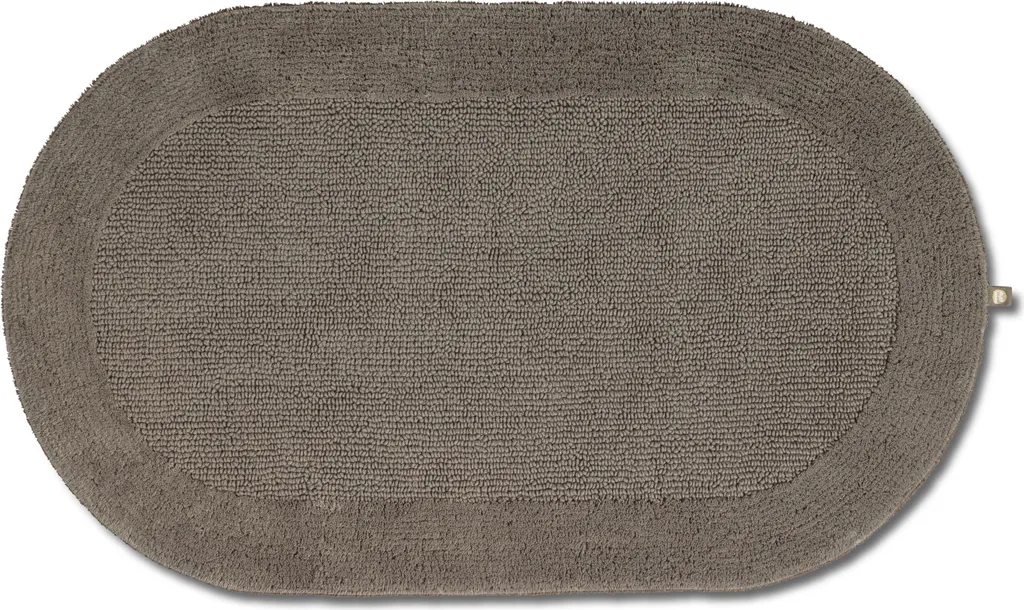 RHOMTUFT EXQUISIT tapis de bain 60x100 cm taupe en coton de luxe