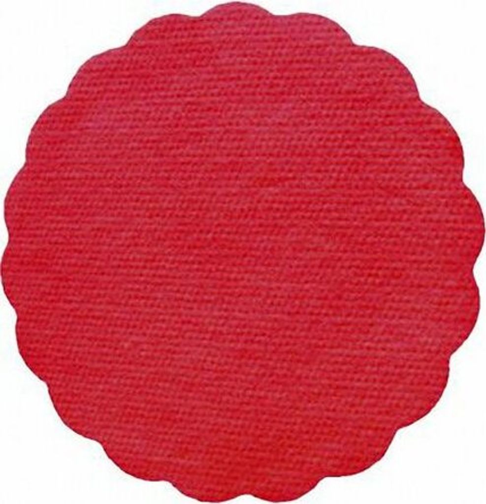 400x Tassenuntersetzer Glasuntersetzer Airlaid Ø 9cm rot