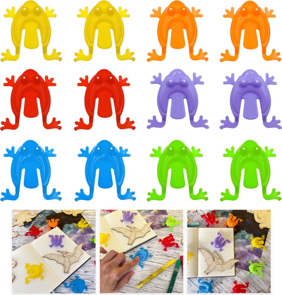 Oblique Unique 12 Spring Frösche Motorik Spielzeug Frosch Produktbild 