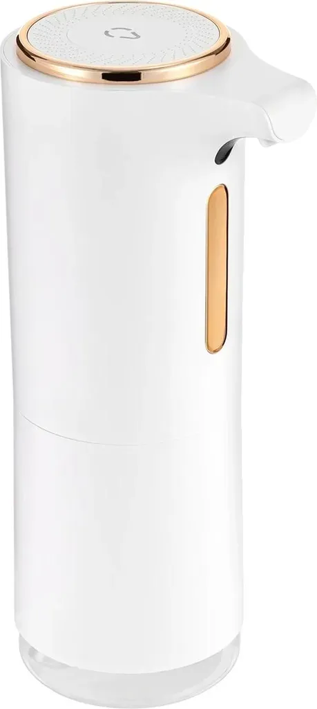 Dispenser di sapone, funzionamento senza contatto, batteria ricaricabile, BIANCO