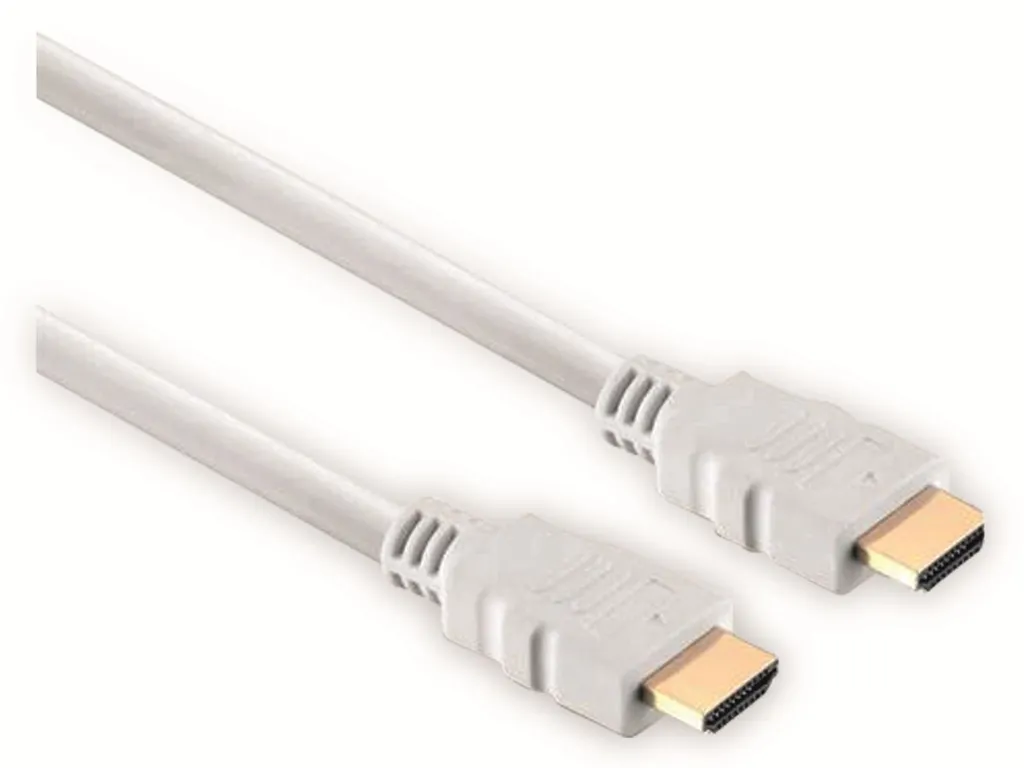 Cavo Video HDMI Bianco 2m - Estetica Minimalista per Home Cinema 4K