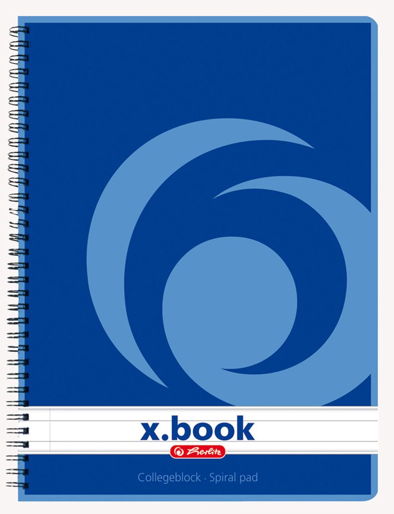 herlitz college pad x.book DIN A5, 80 kartek, w linie Zdjęcie produktu 