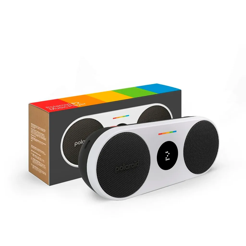 Lecteur de musique Polaroid P2 portable avec autonomie de 15h et son puissant