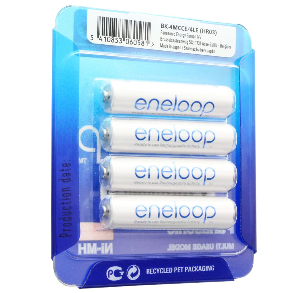Panasonic eneloop standard BK-4MCC Micro AAA 4 kusy s Obrázek produktu 