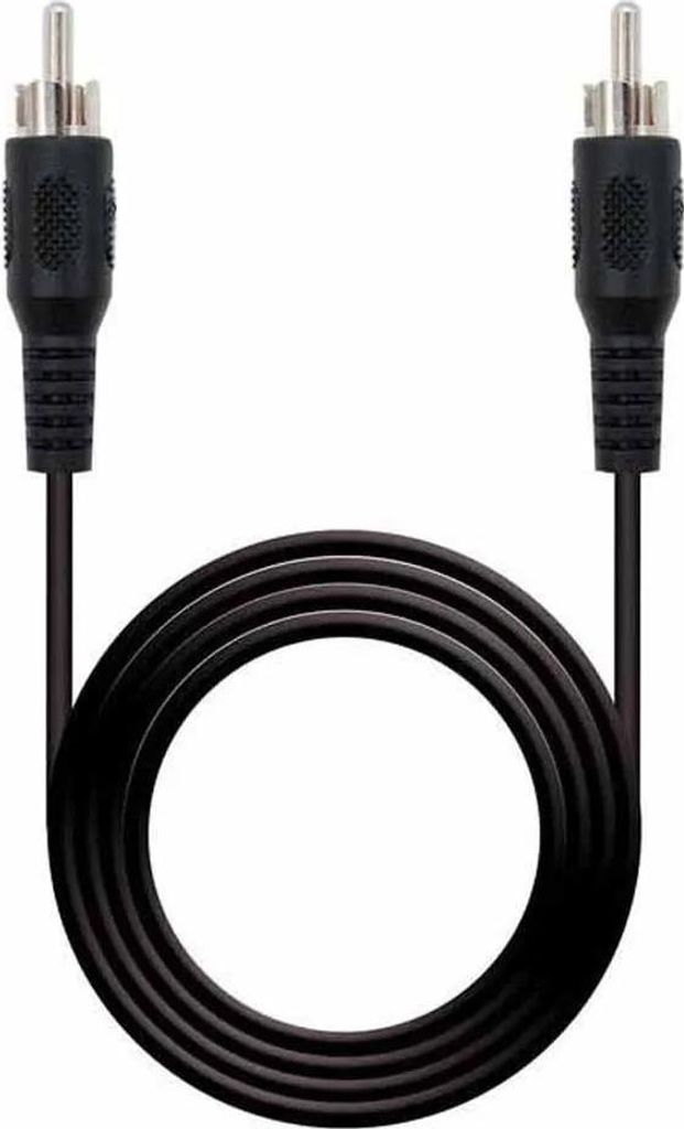 Nanokabel 10.24.0405 Kabel de audio 5 m RCA Schwarz