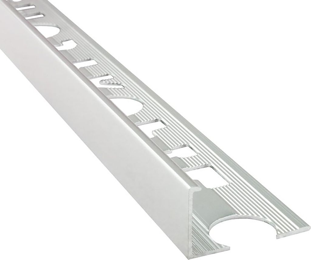 Alu L-Profil Fliesenschiene Fliesenprofil Schiene L270cm 12mm silber poliert