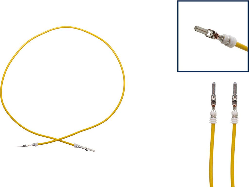 "Original Kufatec Reparatur Kabel Litze Leitung / Einzelleitung Stiftkontakt