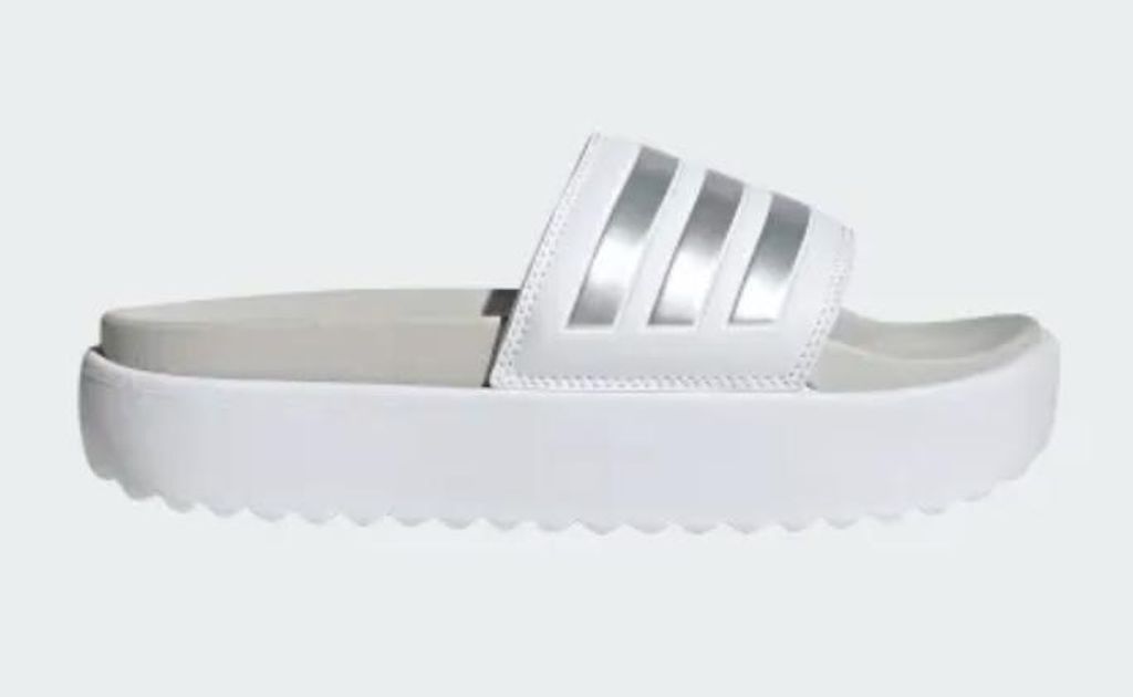 Adidas Slide Sandals IE9703 in White color size 43 1/3