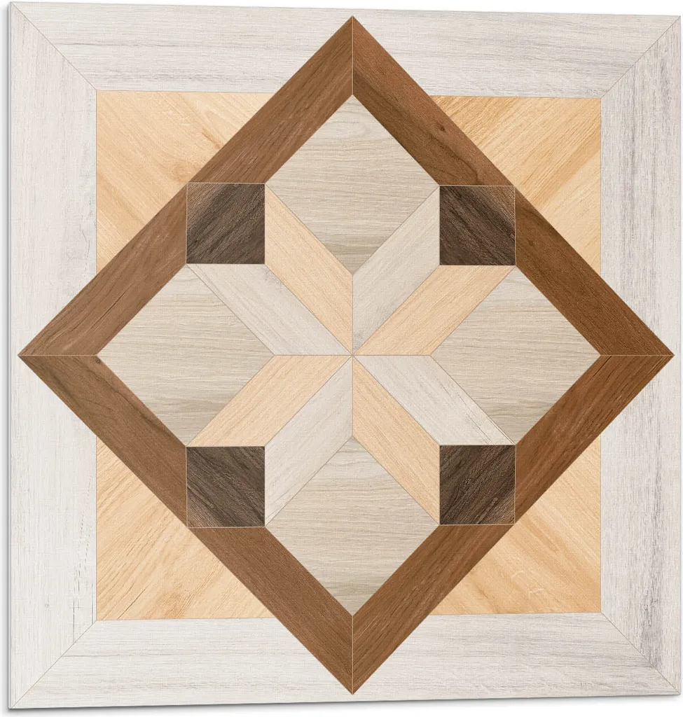 Piastrelle Autoadesive PVC 30x30 cm | Rivestimento Murale Geometrico