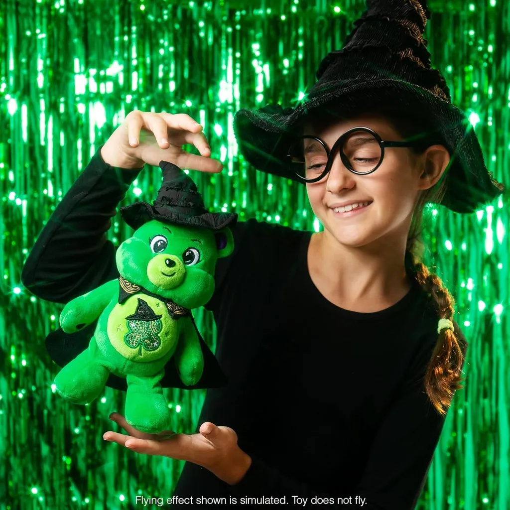 Peluche Wicked Good Luck Bear 22 cm - Édition Limitée Elphaba Wizard