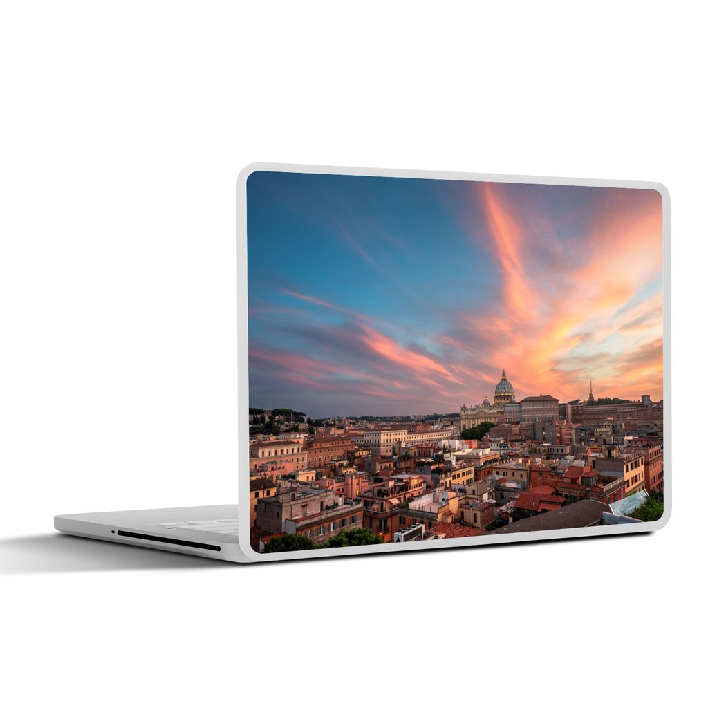 MuchoWow Laptop Aufkleber Sticker Cover Rom - Hauptstadt - Italien 30x22 cm - Laptop-Sticker