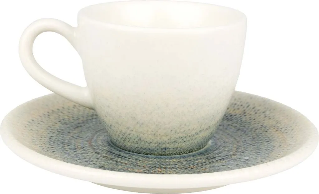 Tazzine Caffè Espresso Bonna Sway 80cc in Porcellana - Set da 6