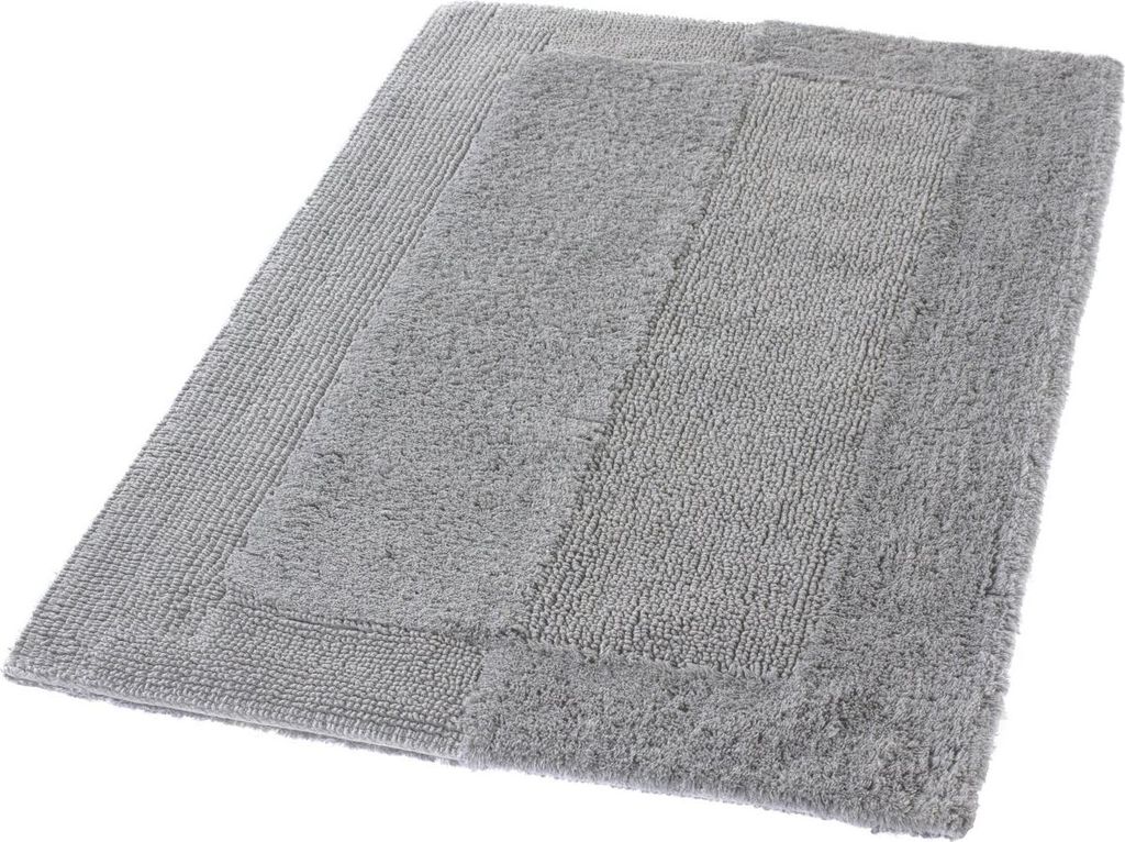 Kleine Wolke Badteppich HAVANNA Silbergrau 70 x 120 cm