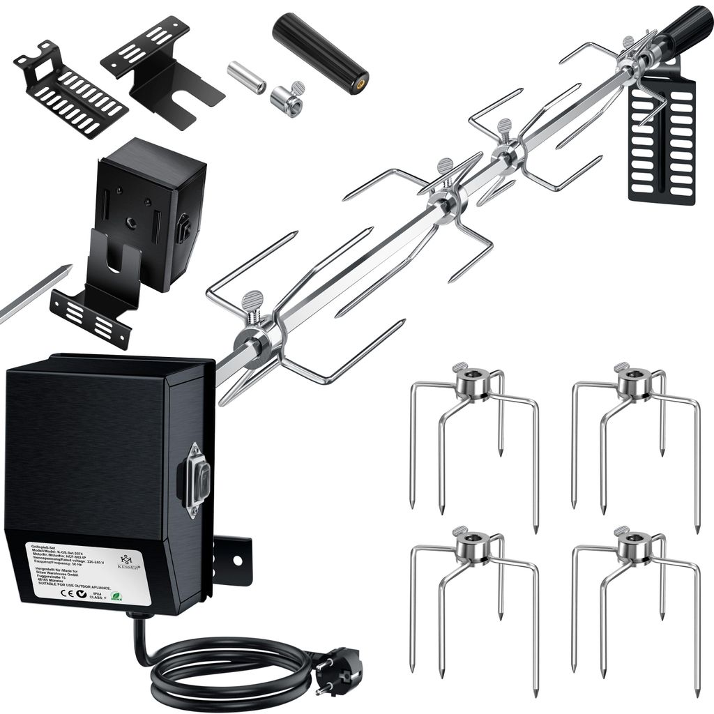 Set di spiedini in acciaio inossidabile KESSER® da 107 cm, Immagine del prodotto 