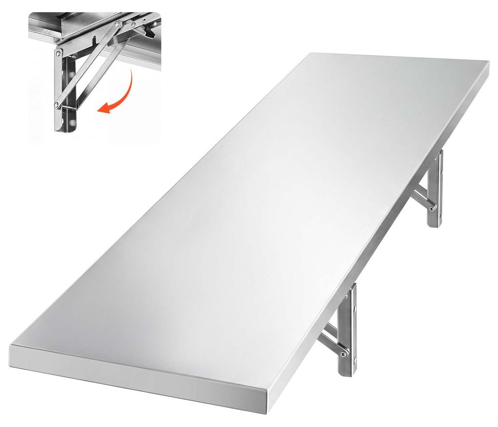 VEVOR Wandregal 136 kg 305 x 1219 mm Klappbares Produktbild 