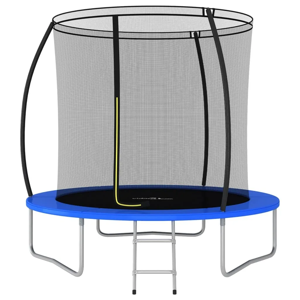 vidaXL Ensemble trampoline rond 244x55 cm 100 kg avec filet de sécurité