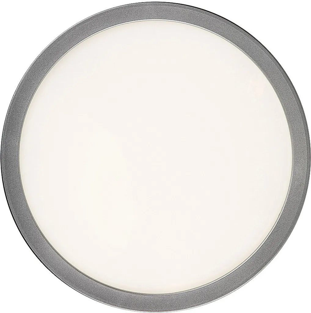 Plafonnier LED pour plafond bas Argent 28cm - Solution gain de place - 2