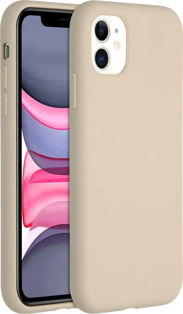 Custodia Accezz iPhone 11 Silicone Liquido Stone | Protezione Soft-Touch
