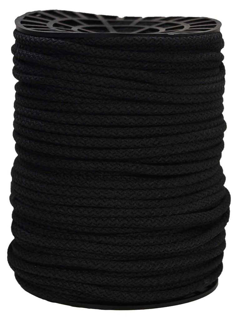 150m Polypropylen-Seil Ø 7mm auf Rolle Universalseil Kordel Schnur schwarz