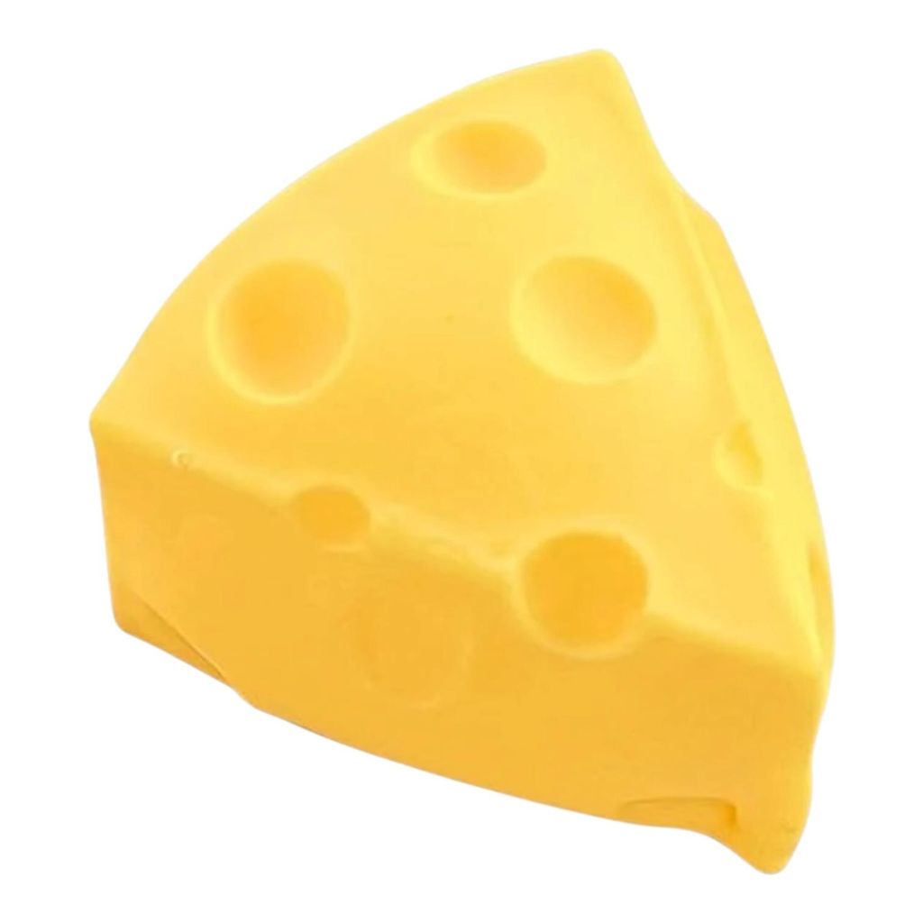 Kaasvormige squishy, 8 cm Productafbeelding 
