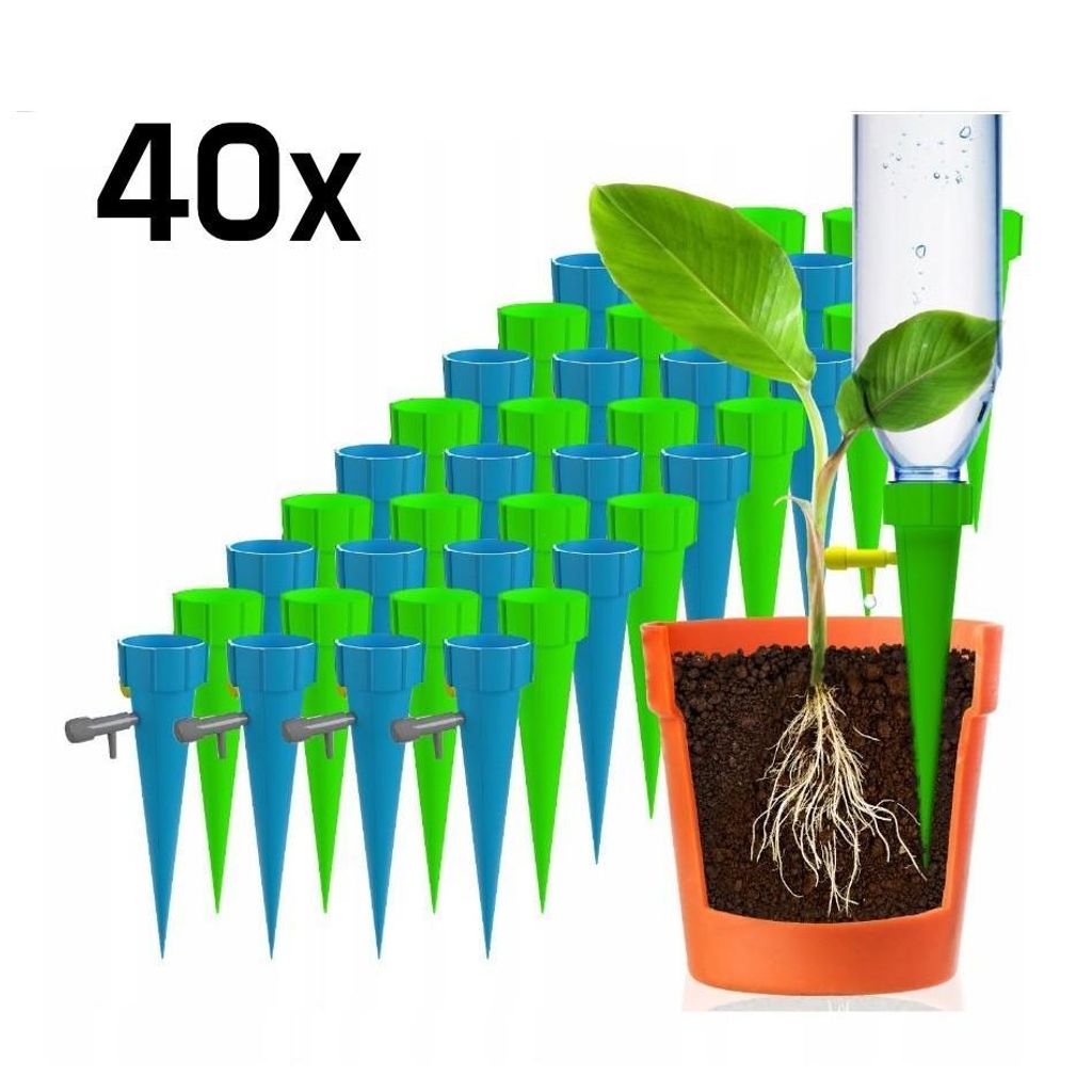 40x system nawadniania doniczek do kwiatów – z kranikiem Zdjęcie produktu 