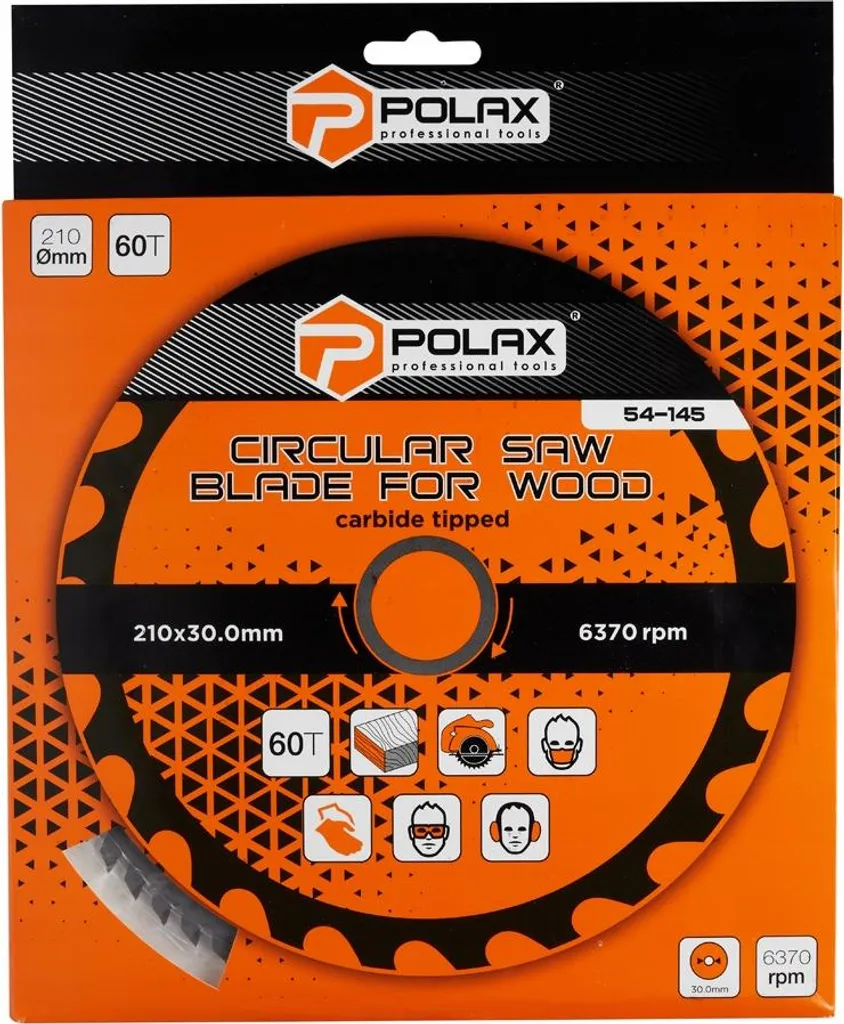 Lama Polax 210x30/25.4mm 60T TCT | Massima Precisione Legno - 3