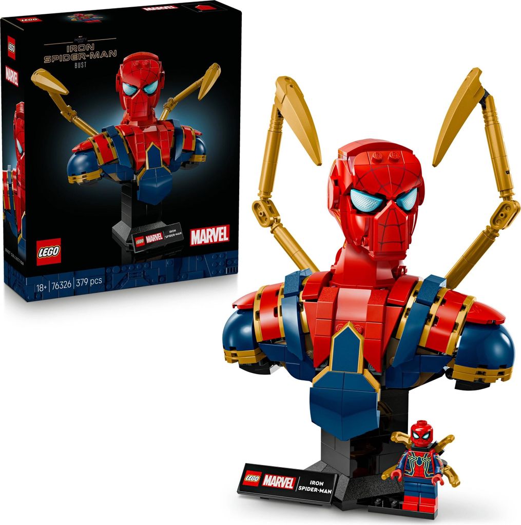 LEGO Marvel Iron Spider-Man Buste - Ensemble de modèles Image du produit 