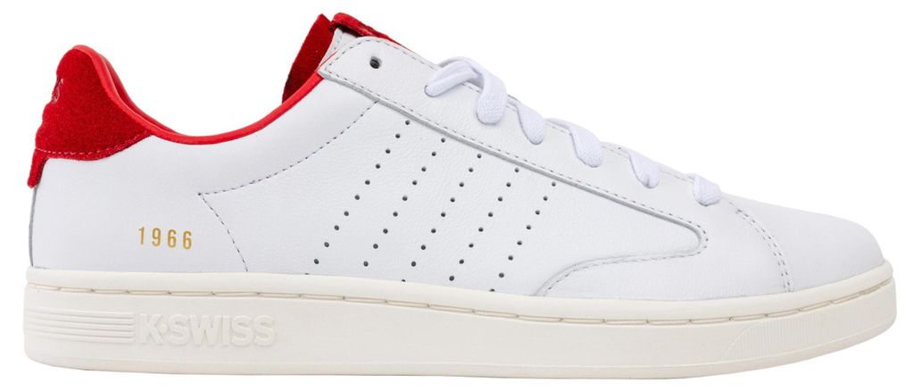 K-swiss LOZAN KLUB LTH COURT STYLE Herren Weiß Sneakers Echtleder (07263-113-M)
