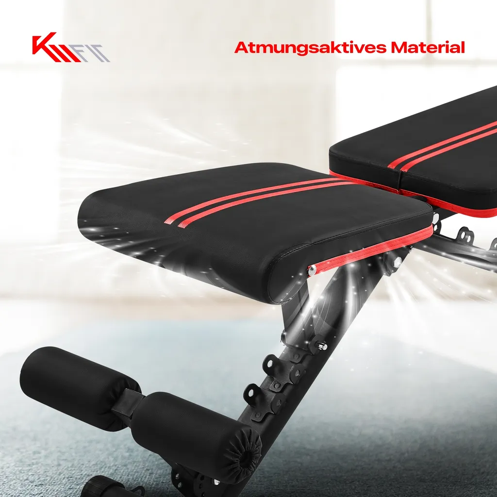 Banc de musculation réglable pour entraînement à la maison pliable KM-Fit - 5