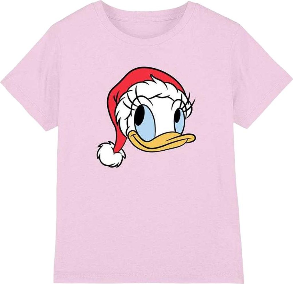Disney - T-Shirt für Kinder, weihnachtliches Design TV26403 (128) (Pink)