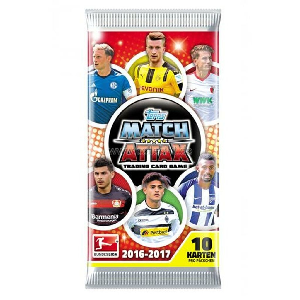 Topps Match Attax - 2016/17 - 1 Booster (10 Karten) - Produktbild 