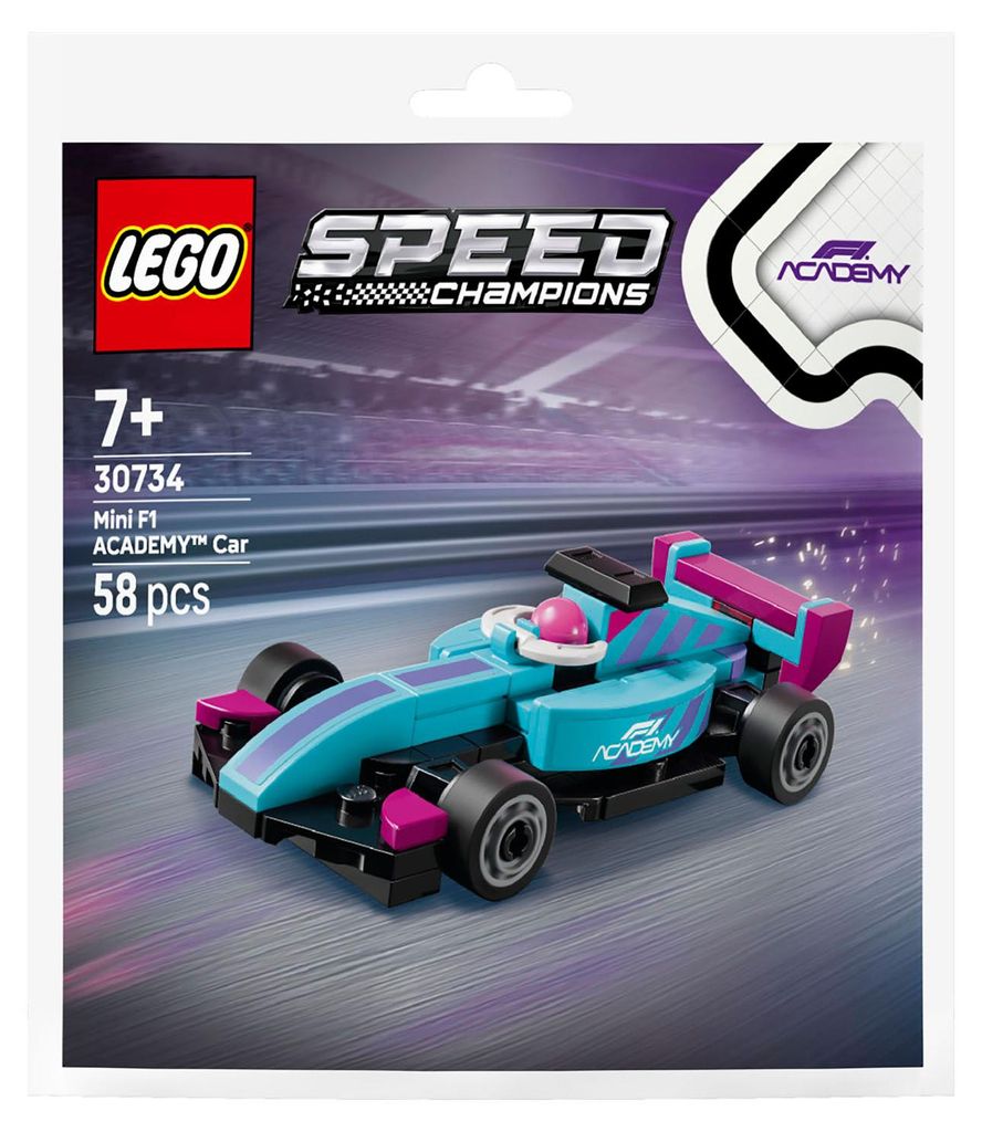 30734 Speed Champions F1 ACADEMY Mini-Auto (Polybag) Produktbild 