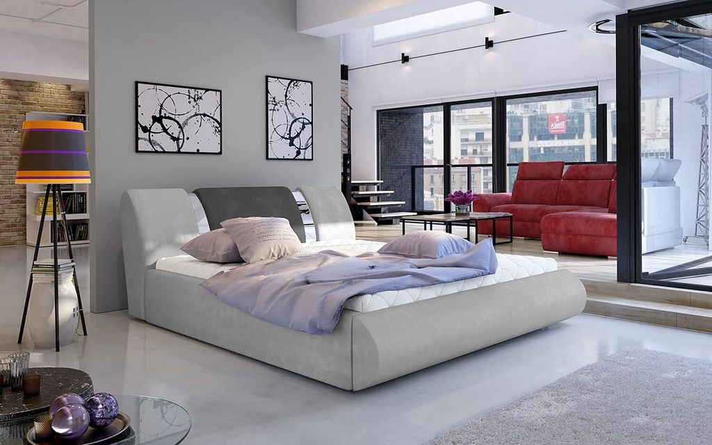 Polsterbett Hotelbett Designbett Flavio 140x200/ 160x200/ 180x200
