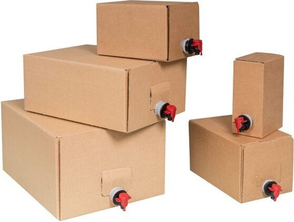 10x Bag in Box  3 Liter - Karton und Beutel im Set Produktbild 