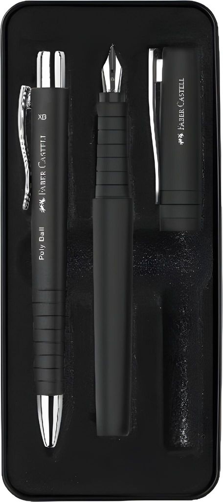 Faber-Castell Poly Ball Set, Schwarz, 3 Stück(e), Produktbild 