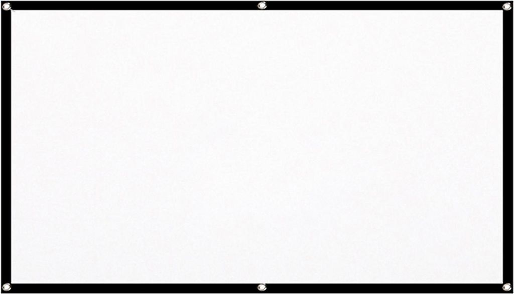 Tragbare HD Projektor Leinwand 16:9 Projektionswand Faltbare dicke Filmleinwand für Heimkino im Freien