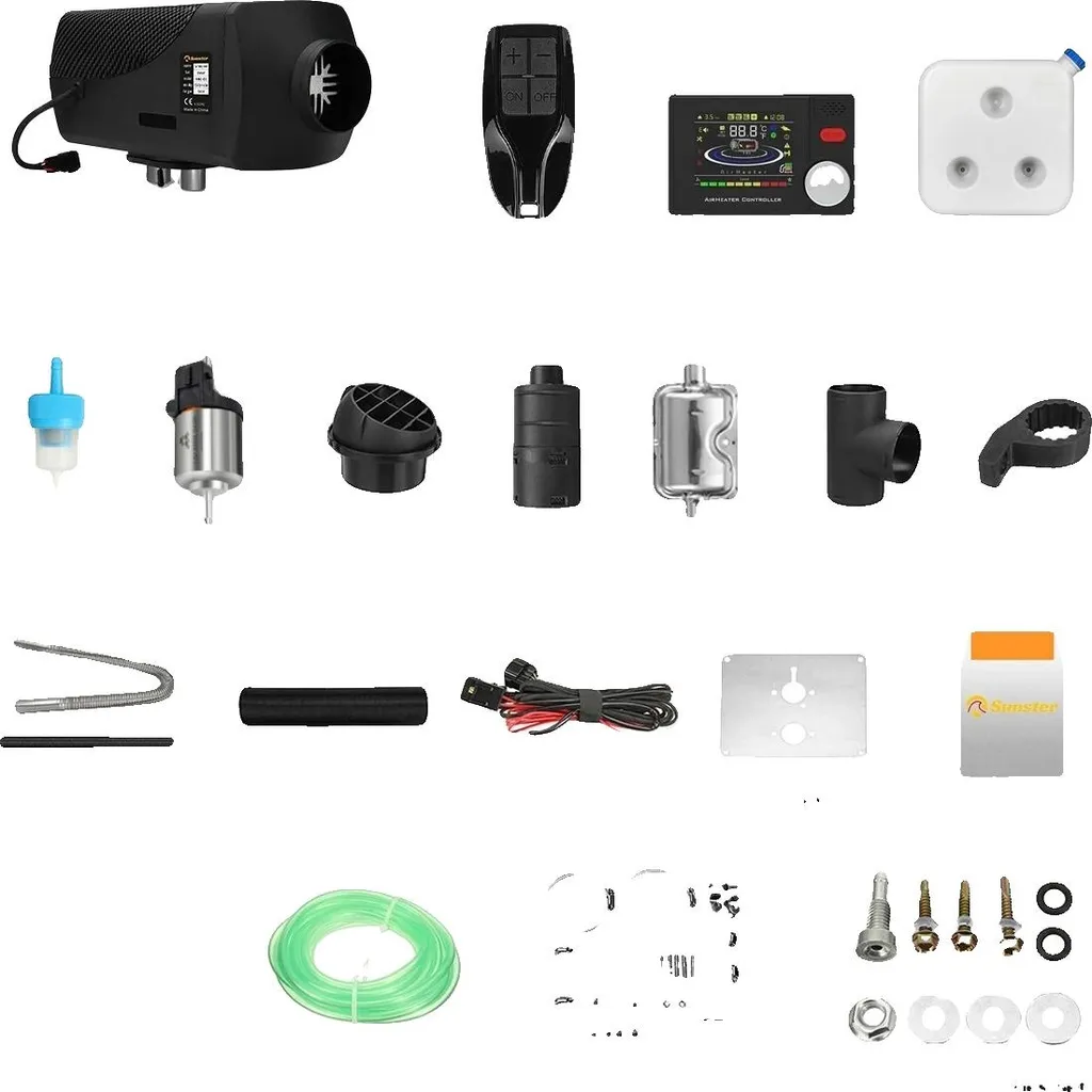 Chauffage à air pulsé 8KW avec mode ventilation et contrôle Bluetooth App
