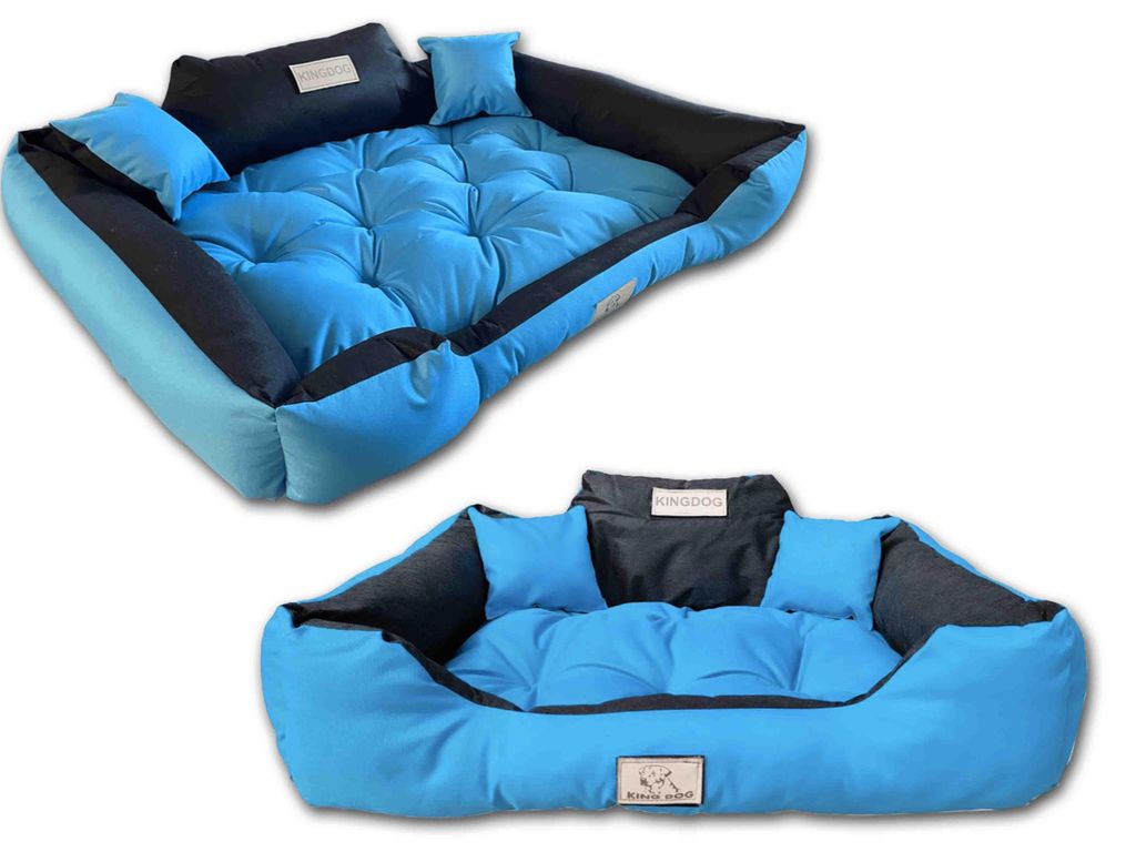 Hundebett KINGDOG 115x95 cm personalisierbar wasserdicht Produktbild 