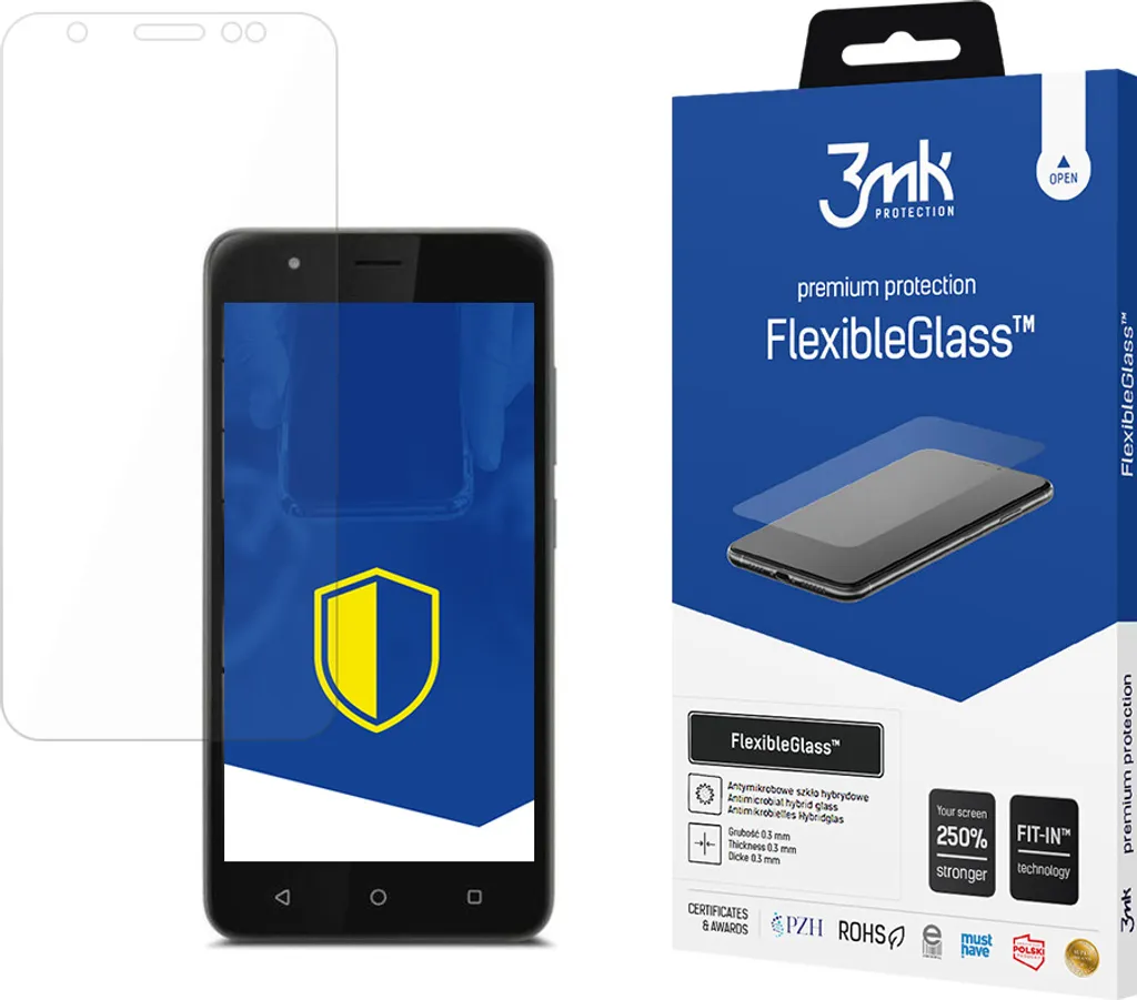 Gigaset GS185 Vetro Flessibile 3mk FlexibleGlass - Protezione Ibrida 7H