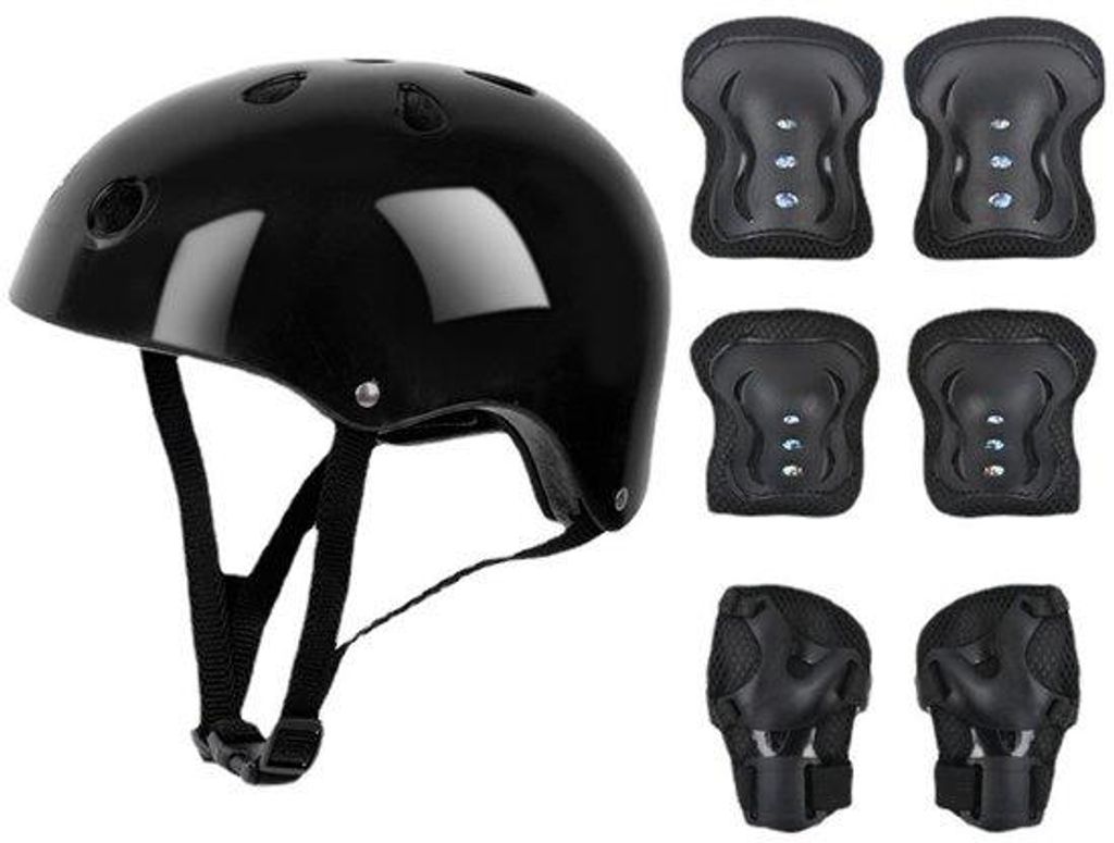 7-teilige Set für Rollschuhe, Skateboard, Rollen, Schuhe, Produktbild 