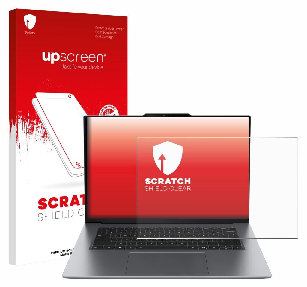 upscreen Schutzfolie für Lenovo ThinkPad X9-15p Gen 1 Aura Editio Displayschutz Displayschutzfolie Folie Klar Transparent
