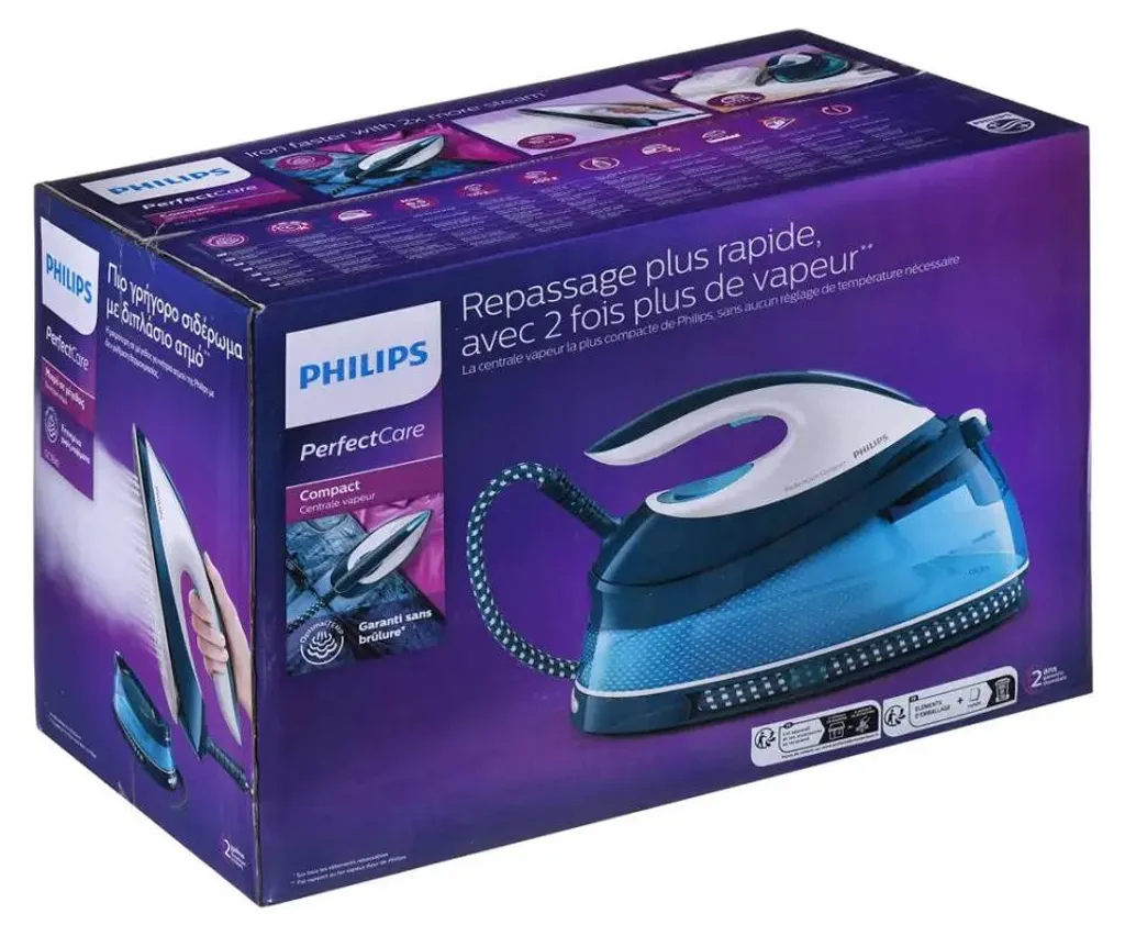 Centrale vapeur Philips GC7840/20 anti-faux plis 6,5 bar 400g vapeur - 25