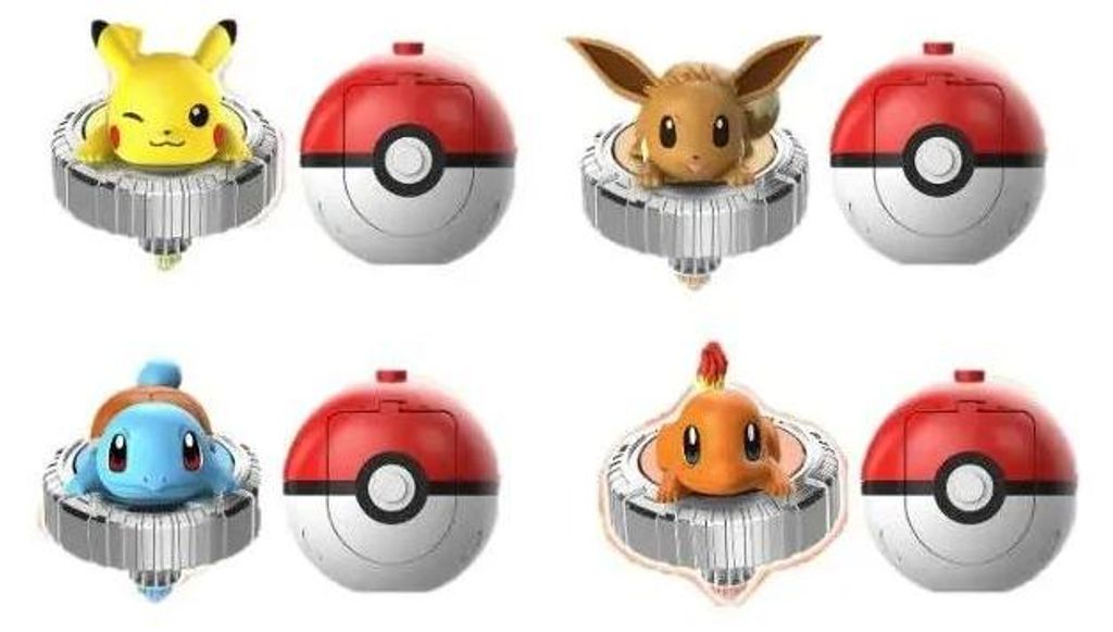 Jazwares pokémon kampf spinner spiel - eevee pokéball