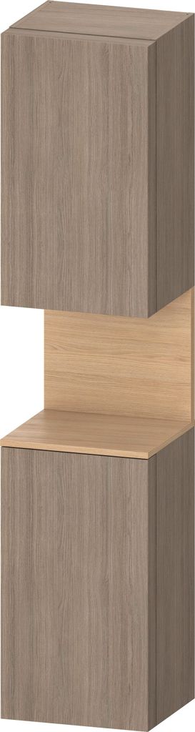 Duravit Qatego Hochschrank, Türanschlag links, 400x360x1760mm, Nische Eiche Natur, QA1346L30350010