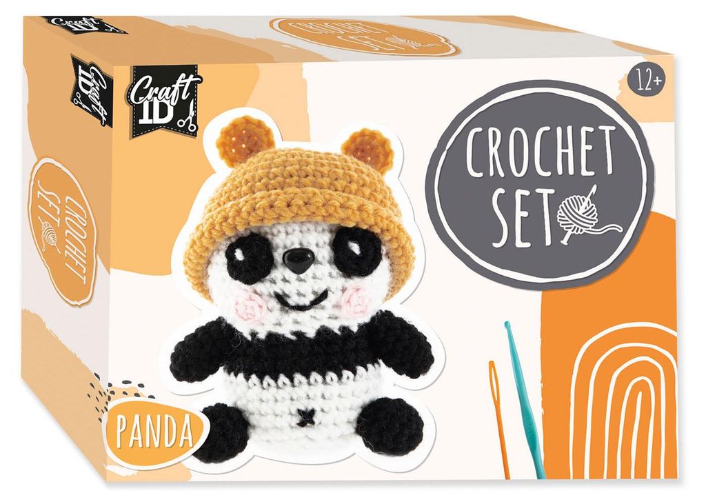 Haakpakket Panda met Mutsje Image du produit 